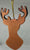 Deer Antler Christmas Ornament