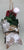 Burlap Bird with Hat Ornament.