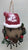 Burlap Bird with Hat Ornament.