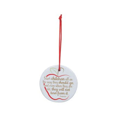 Teacher Scripture Christmas Ornament